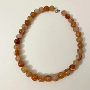 Vintage  Carnelian Beaded Necklace